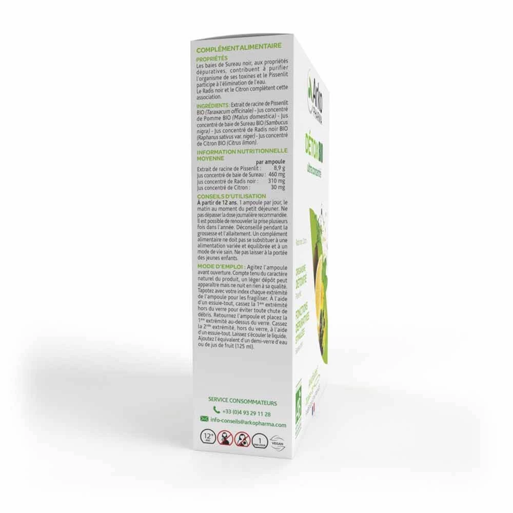 Arkopharma Arkofluids Detox Bio 20 Injectieflacons