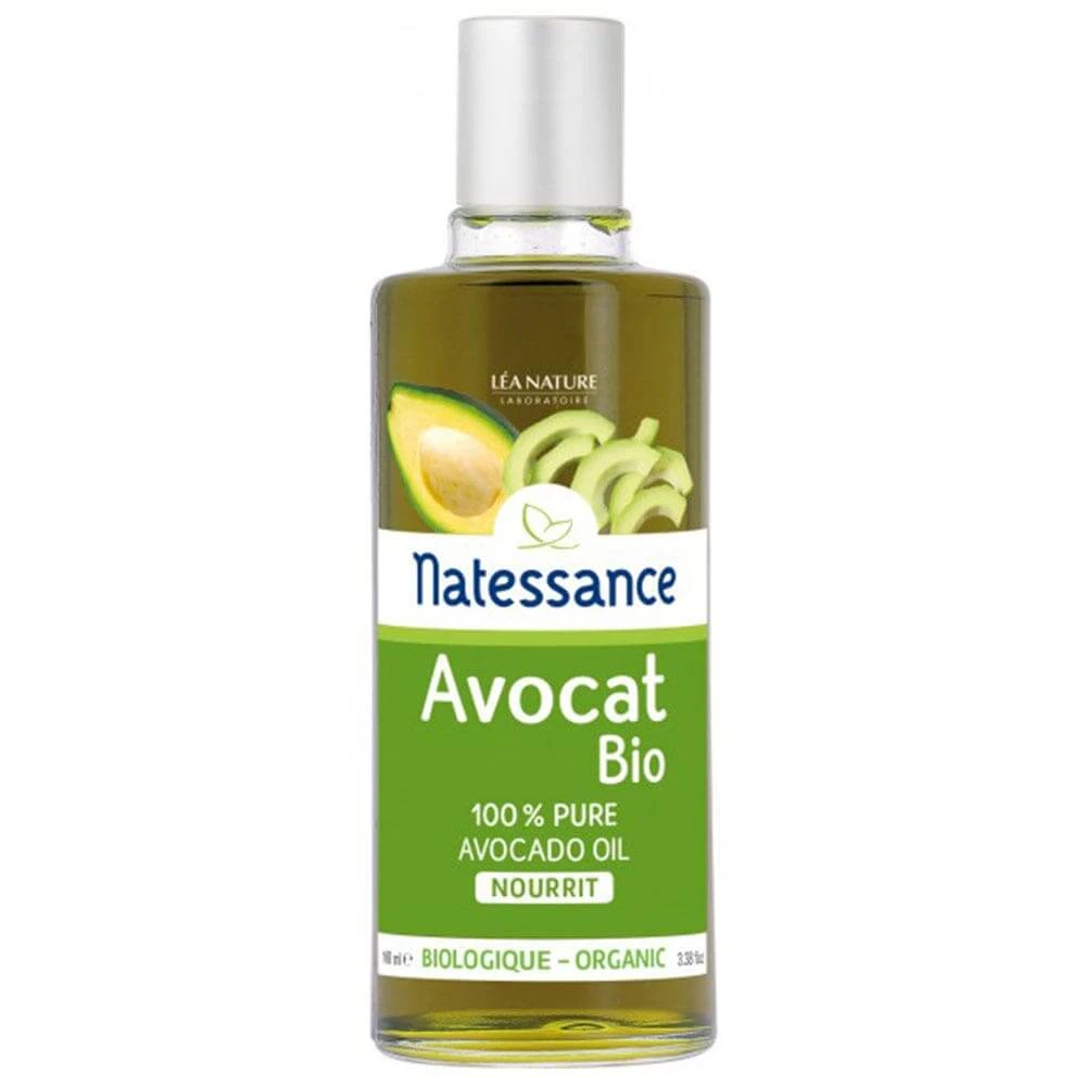 Natessance Biologische zuivere voedende avocado-olie 50ml