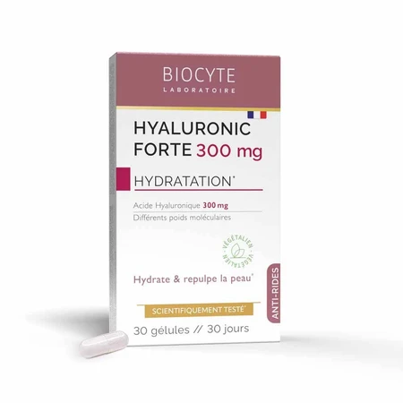Biocyte Anti-rimpel Sterk Hyaluronzuur 300 mg Hydratatie 30 capsules