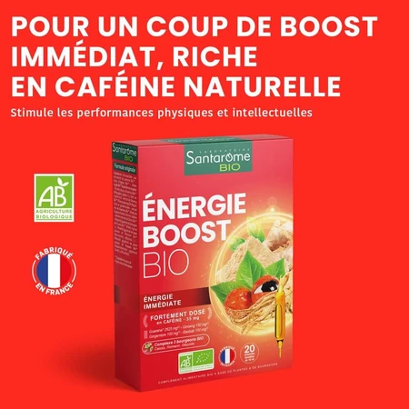 Santarome Energia Boost Bio Coup d'énergie immédiat 20 ampullen