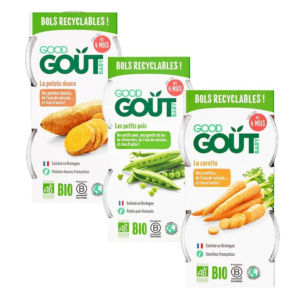 Good Gout Biologische groenten Vanaf 4 maanden 2x120g