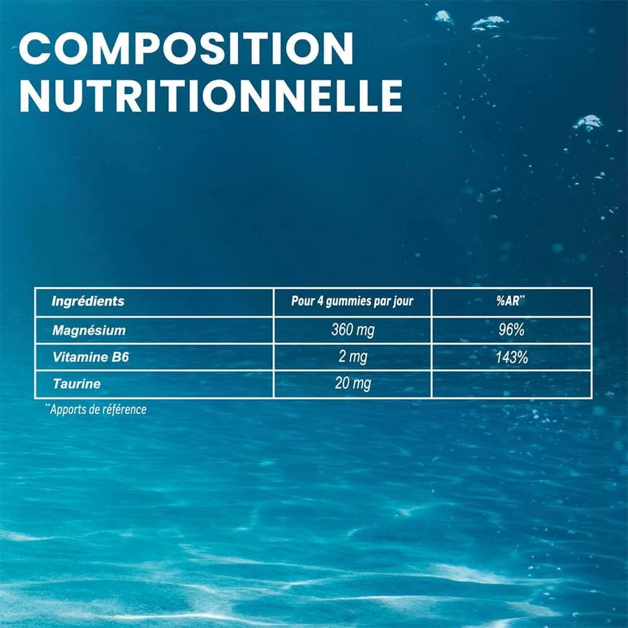 Santarome Magnésium 360 mg Détente Sans sucres 40 Gummies