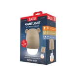 Nightlight with light sensor, 10 months+, Beige, Benny the Bear, Zazu Kids
