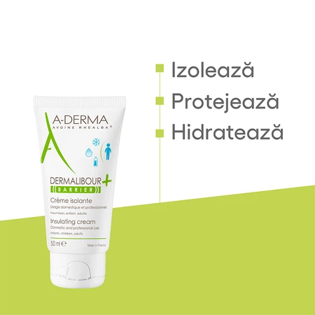 Dermalibour+ Barrier verzachtende isolerende crème, 50 ml, Aderma