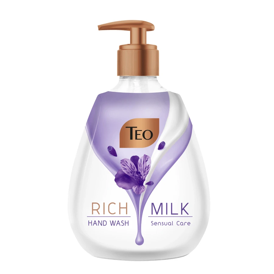 Flüssigseife, Rich Milk, 400 ml, Teo