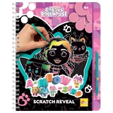 Libro para rascar, 4 años+, Gabby's Dollhouse & Kittens, Lisciani