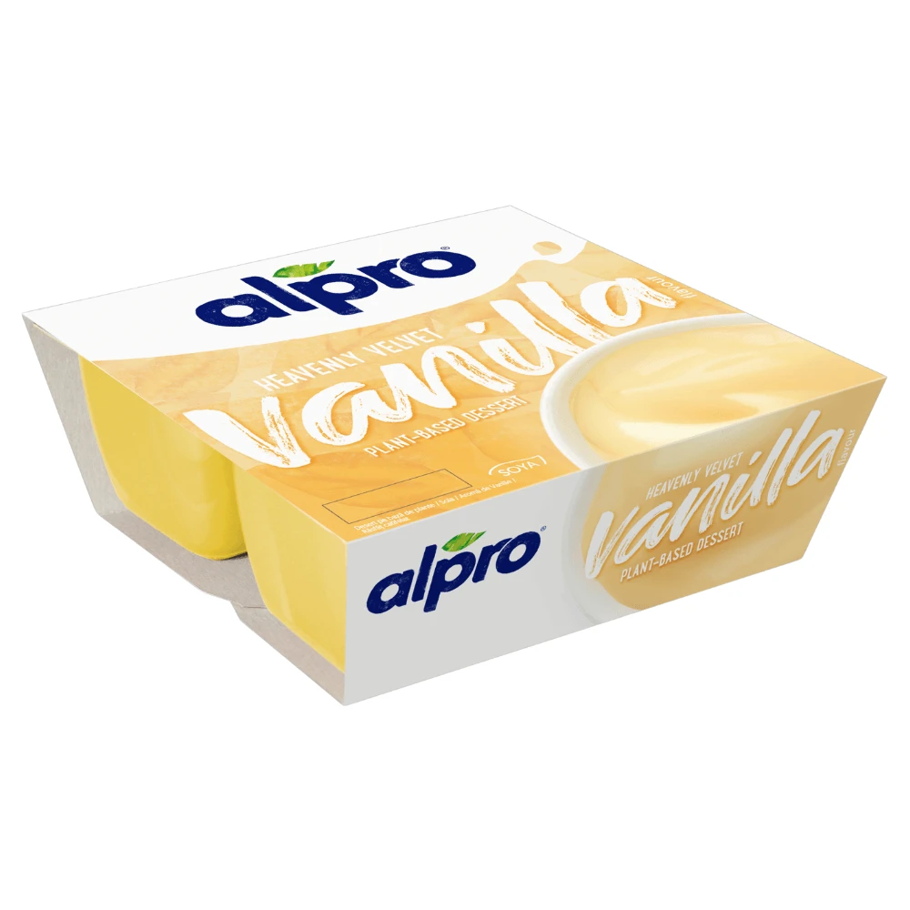 Sojadessert met vanille, 4x125 gr, Alpro