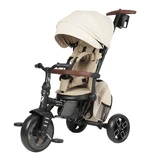 8in1 Comfo Max ultra-opvouwbare driewieler, 10 maanden+, Beige, Qplay