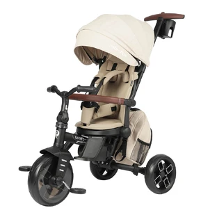 Tricicleta ultrapliabila 8in1 Comfo Max, 10 luni+, Bej, Qplay