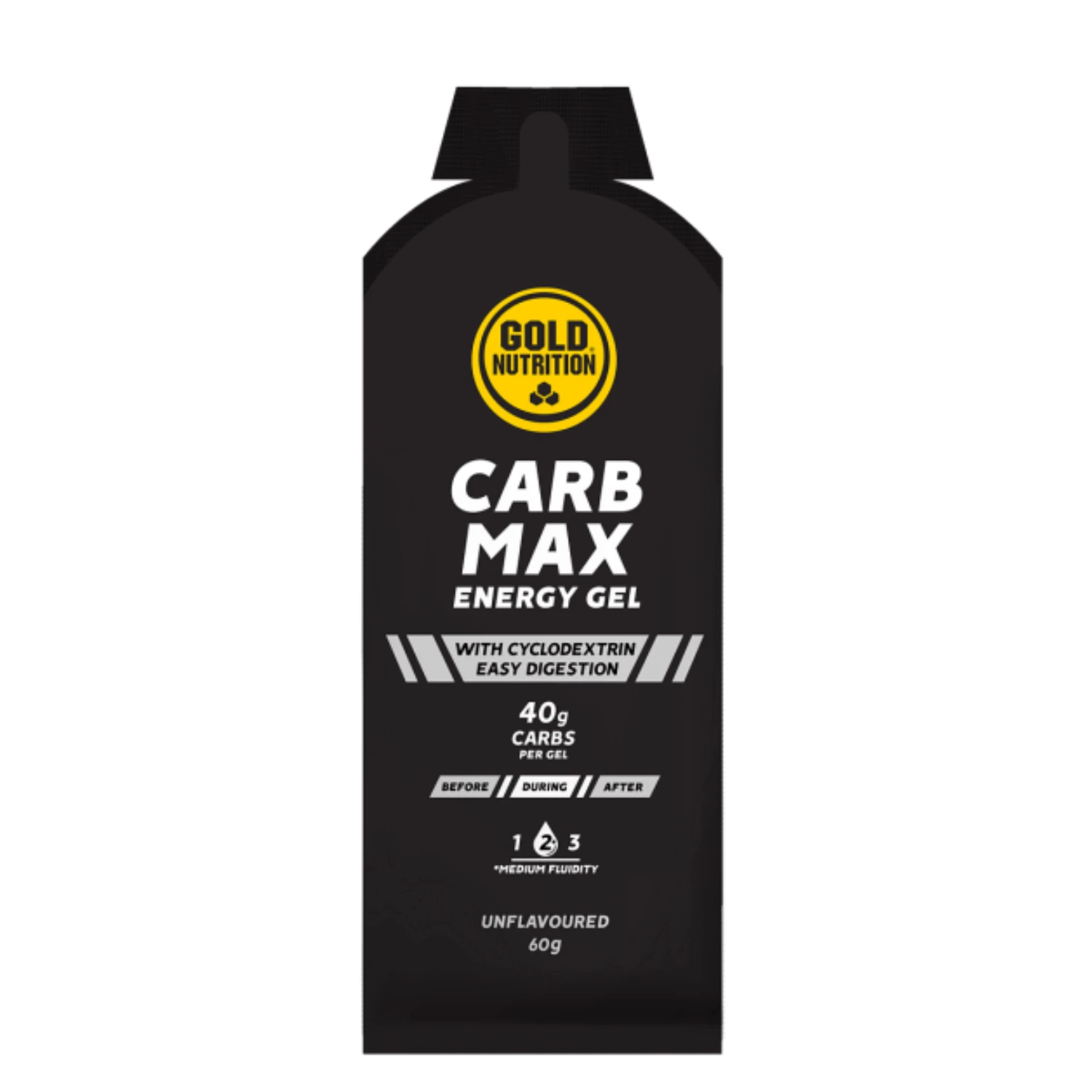 Carb Max smaakvrije energiegel, 60 g, Gold Nutrition