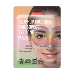 Glow-up Boosting Rainbow Eye Gel Mask, 1 Stück, Purederm