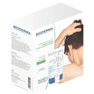 Set Shampoo + Node DS Cream, 2x125 ml + 5 ml, Bioderma