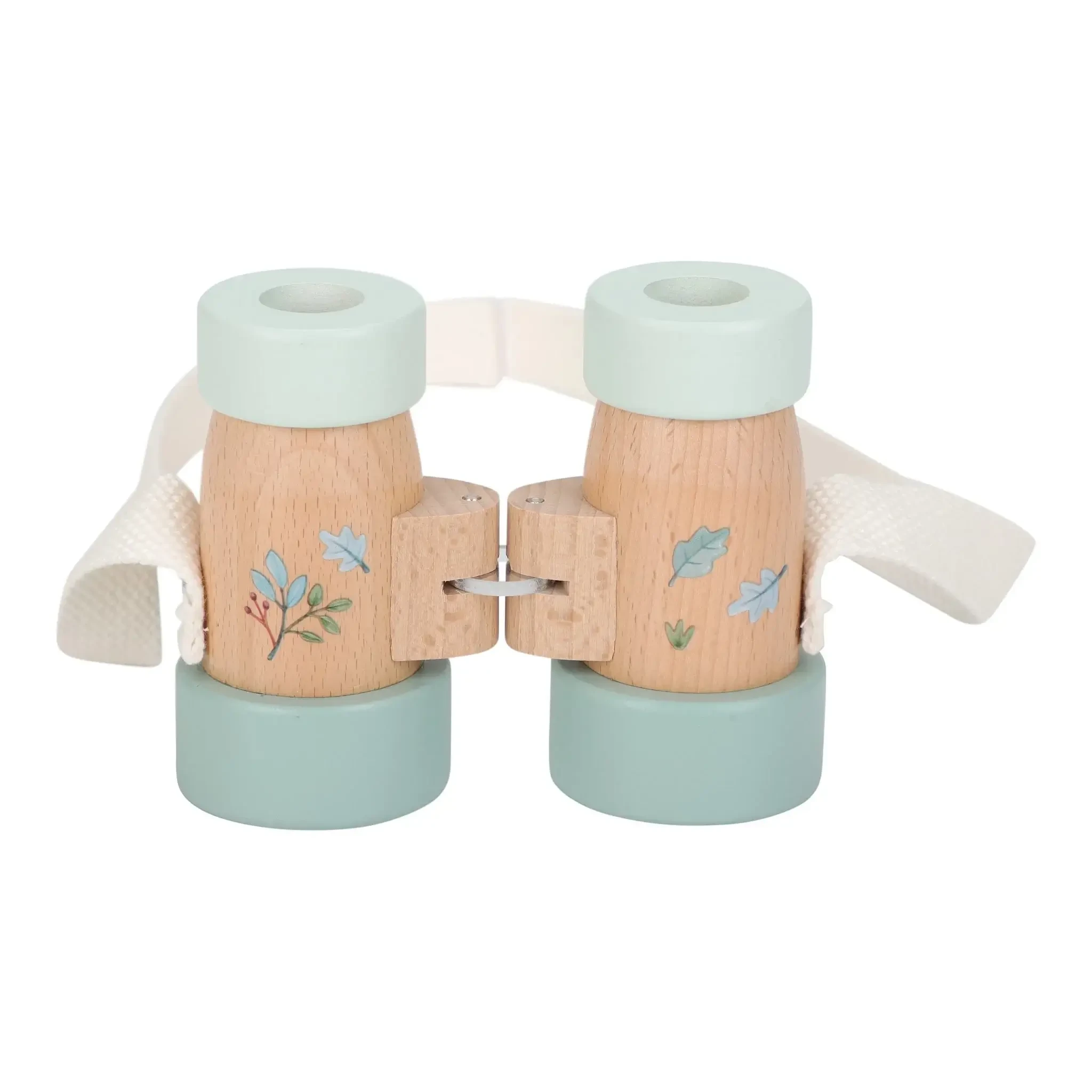 Forest Friends houten verrekijker, 3 jaar+, Blauw, Little Dutch
