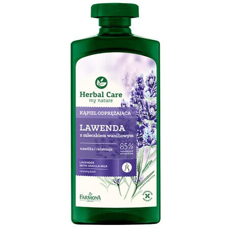 Gel de baie cu lavanda si Vanilie Herbal Care, 500 ml, Farmona