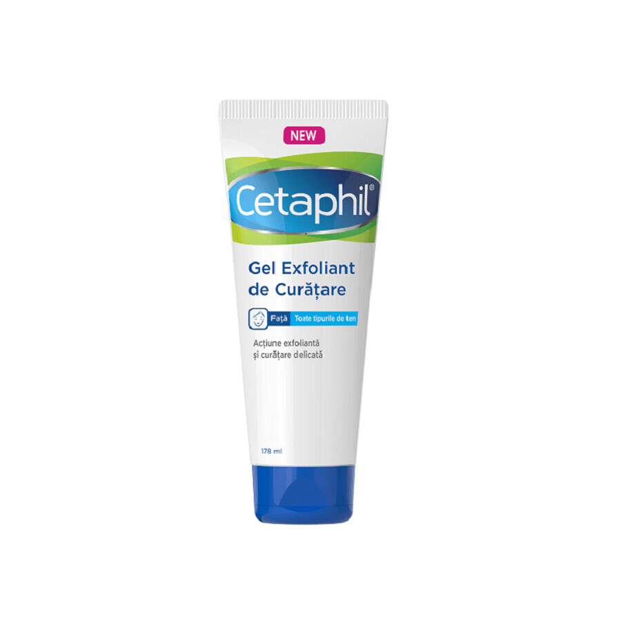 Gel detergente esfoliante Cetaphil, 178 ml, Galderma