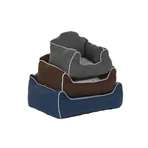 Letto per animali domestici DKD Home Decor Azzurro Marrone Grigio 72 x 61 x 34 cm