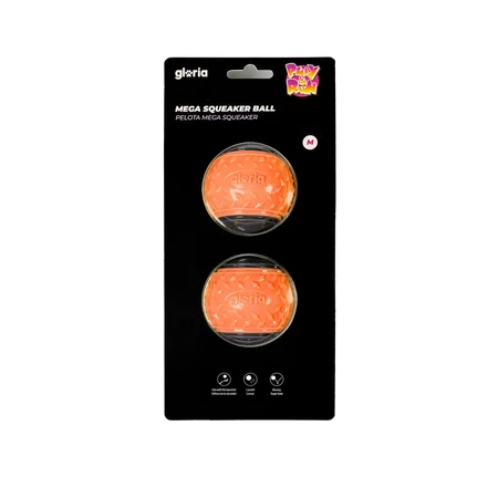 Pet Ball Gloria PLAY AND RUN Orange TPR TPR M 6,35 cm 2 sztuki: ceny i cechy