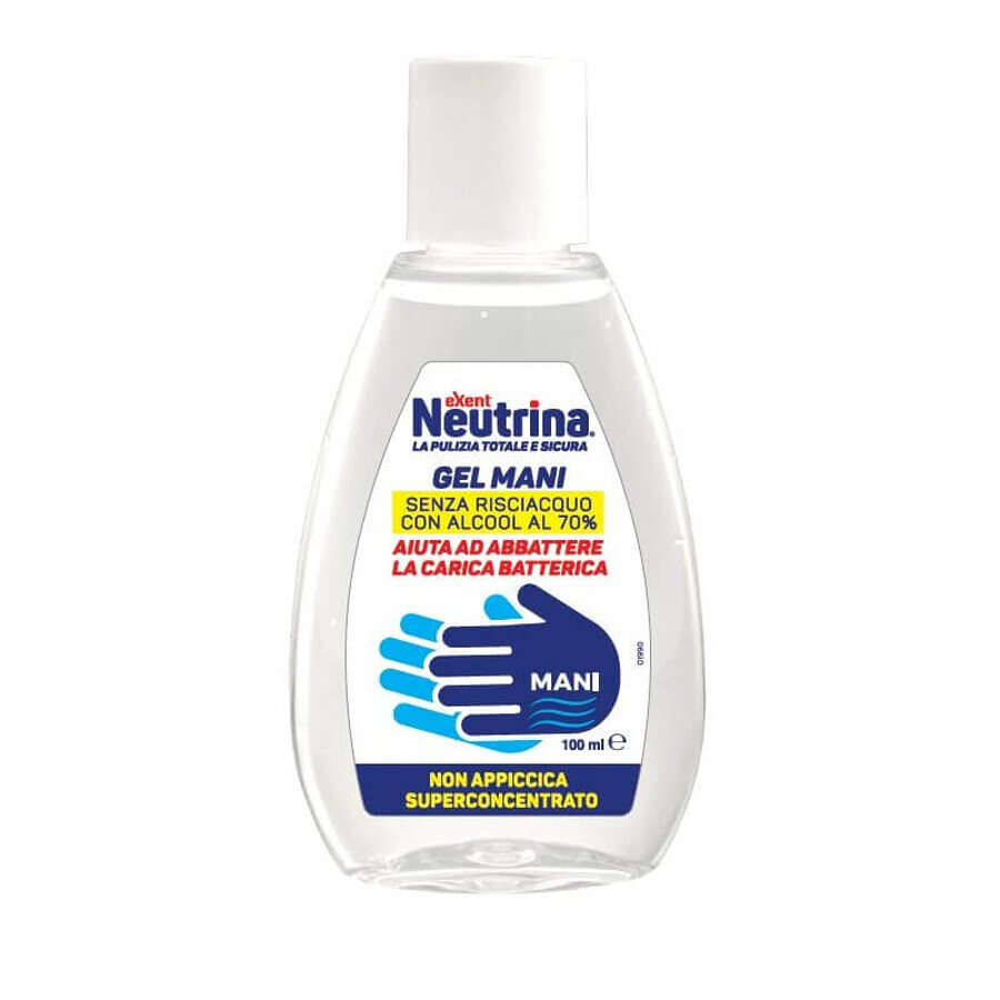 Gel limpiador de manos, 100 ml, Neutrina