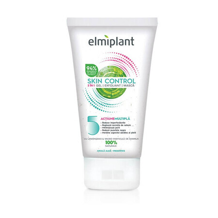 Skin Control 3in1 scrubgelmasker, 150 ml, Elmiplant