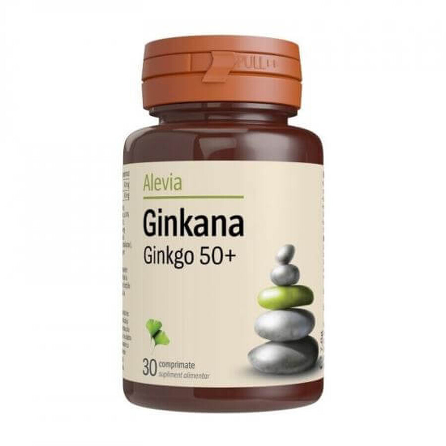 Ginkana Ginkgo 50 Plus, 30 tabletten, Alevia