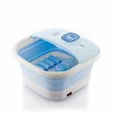Zusammenklappbares Fußsprudelbad mit Rollen und Hydromassage-Fußdach InnovaGoods (Refurbished A)