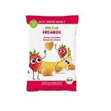 Krokante snack met bananen en aardbeien Biologisch, 30 gr, Freche Freunde