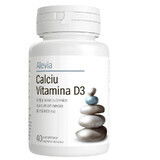 Calciu Vitamina D3, 40 comprimate, Alevia