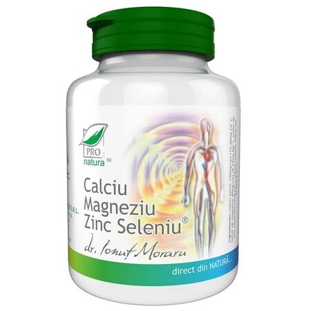 Calcium, magnesium, zink, 150 capsules, Pro Natura