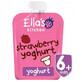 Biologische Griekse yoghurt met aardbeien, 90 g, Ella&#39;s Kitchen