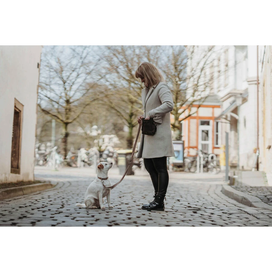 Hondenhalsband Hunter Inari Beige M 30-45 cm