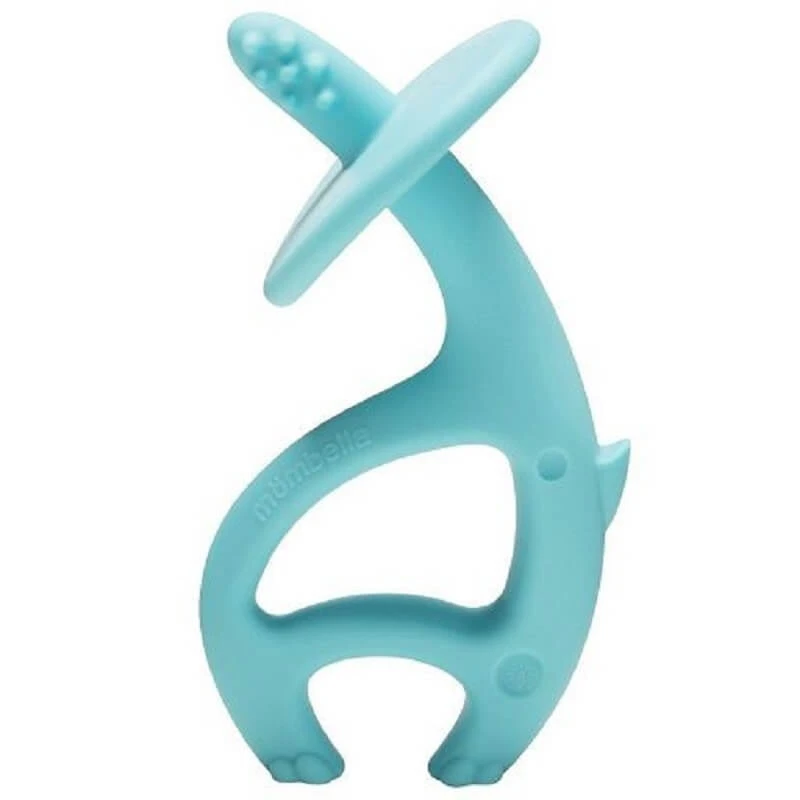 Siliconen gingivaring Olifant, blauw, Mombella