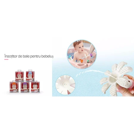 Silicone gingival ring Octopus Liliac, Mombella