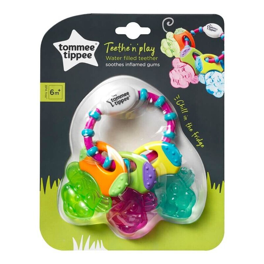 Anello gengivale riempito d'acqua, +6 mesi, Tommee Tippee