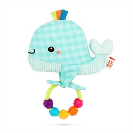 Teething toy Whale plush, +0 months, BToys