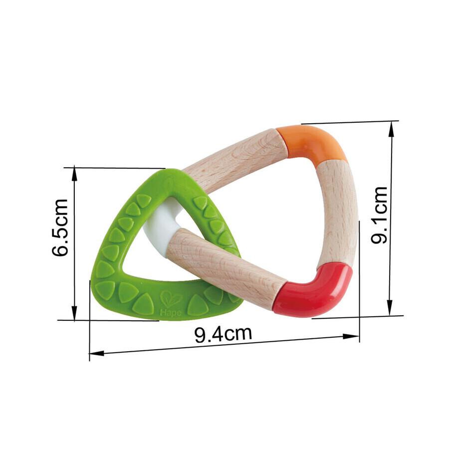 Double triangle teething toy, +0 months, Hape