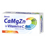 CaMgZn + Vitamin C, 50 tablets, Zdrovit