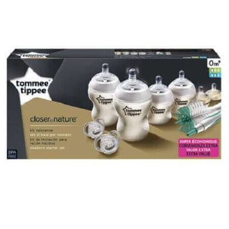 Starter kit con biberon per neonati, Tommee Tippee