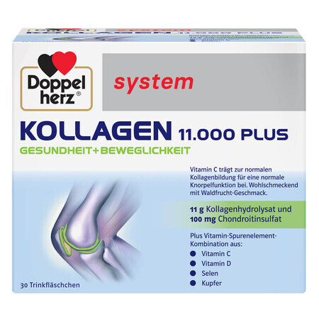 Kollagen 11.000 Plus, 30 Fläschchen Einzeldosis, Doppelherz