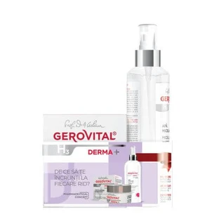 Crème anti-rides et raffermissante 50 ml + eau micellaire 150 ml H3+ Derma, Gerovital