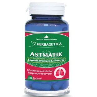 Astmatik, 60 cápsulas, Herbagetica