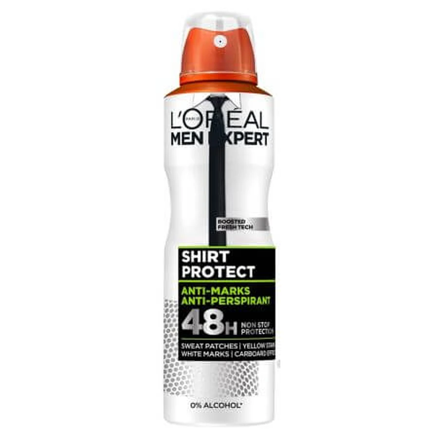 Antitranspiratiespray voor mannen Shirt Protect Men Expert, 150 ml, LOreal
