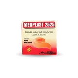 Plakband Medplast 2525 voor fixatie van verbanden, 2,5 cm x 2,5 m, Mebra