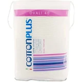 Ovale Reinigungsscheiben 9x7 cm, 40 Stück, Cotton Plus