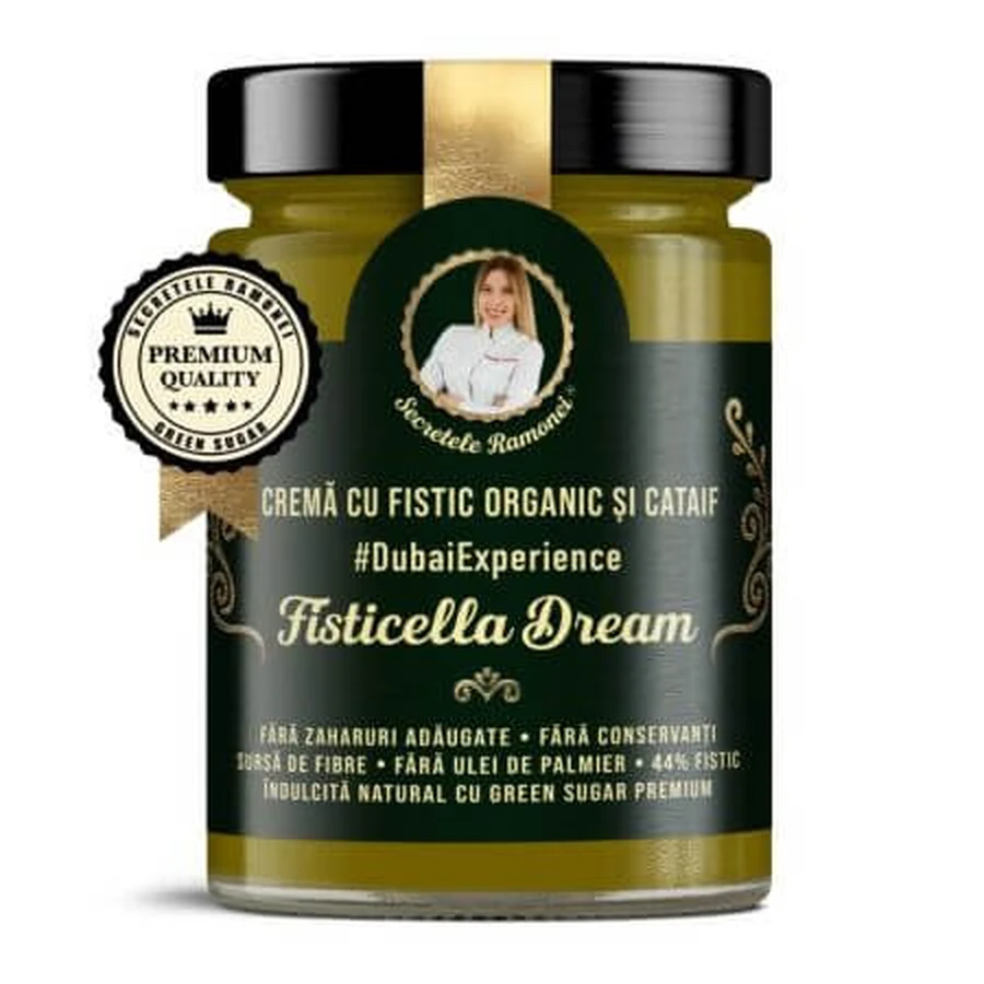 Organiczny krem pistacjowy z Dubai Experience Fisticella Dream, 350 g, Ramona's Secrets: ceny i cechy