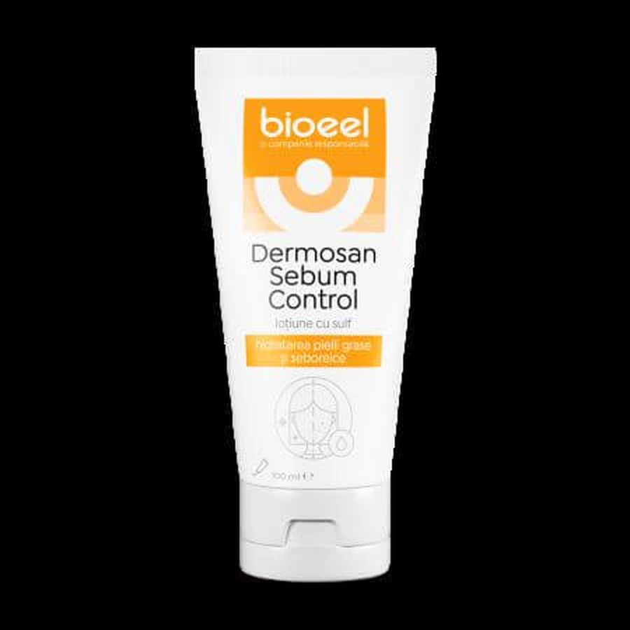 Sulfur lotion Dermosan Sebum Control, 100 ml, Bioeel