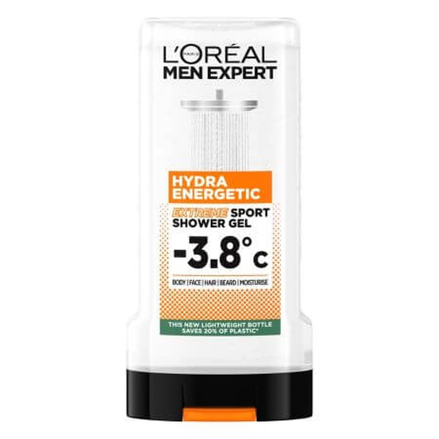 Hydra Energetic Extreme Sport Men Expert Douchegel voor mannen, 300 ml, LOreal