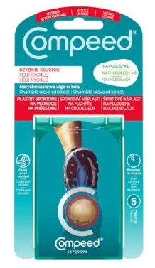 Compeed pleisters voor blaren op de sportzool, 5 stuks