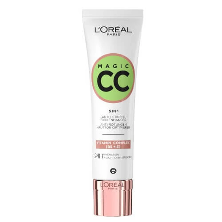 L Oreal Paris Magic CC Crema CC Anti Rojeces, 30 ml