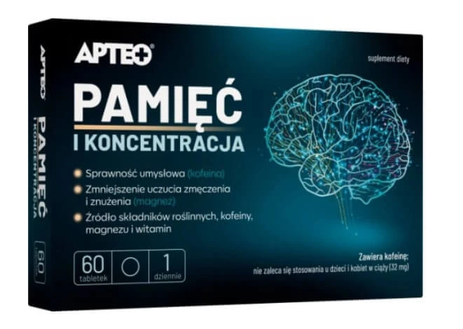 Apteo Geheugen en Concentratie, 60 tabletten
