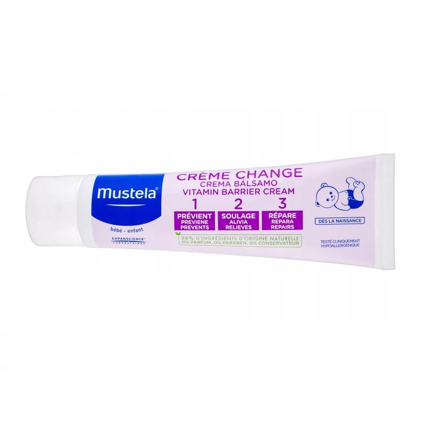 Mustela 123 Verzorgingscrème voor pasgeborenen en baby's, 50 ml